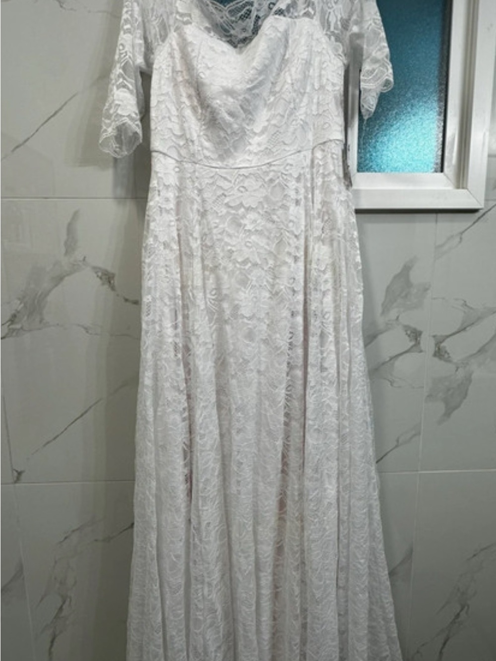 torrid White Lace Wedding Gown